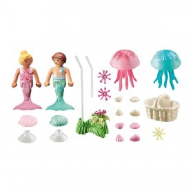 Mermaid Children with Jellyfish (PM-71504)