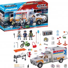 Rescue Vehicles: Ambulance with Lights and Sound (PM-70936)