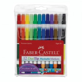 Faber-Castell 24 Oil Pastels in Storage Case Set for Kids FC124024