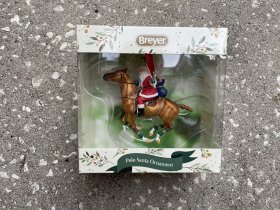 *Polo Playing Santa Ornament (breyer-700689)