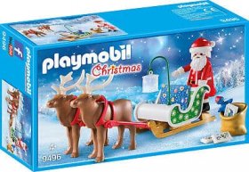 Santa's Sleigh with Reindeer (PM-9496)