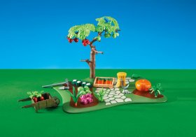 Vegetable Garden with Apple Tree (PM-6417)