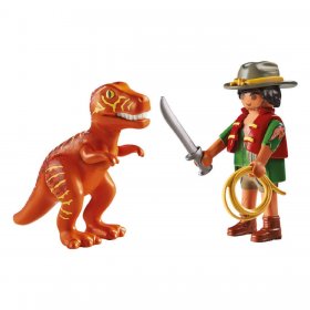 Adventurer with T-Rex (PM-71206)